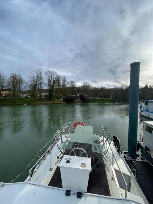 Charmant Bateau Sur La Marne La Ferté-sous-Jouarre Exterior photo