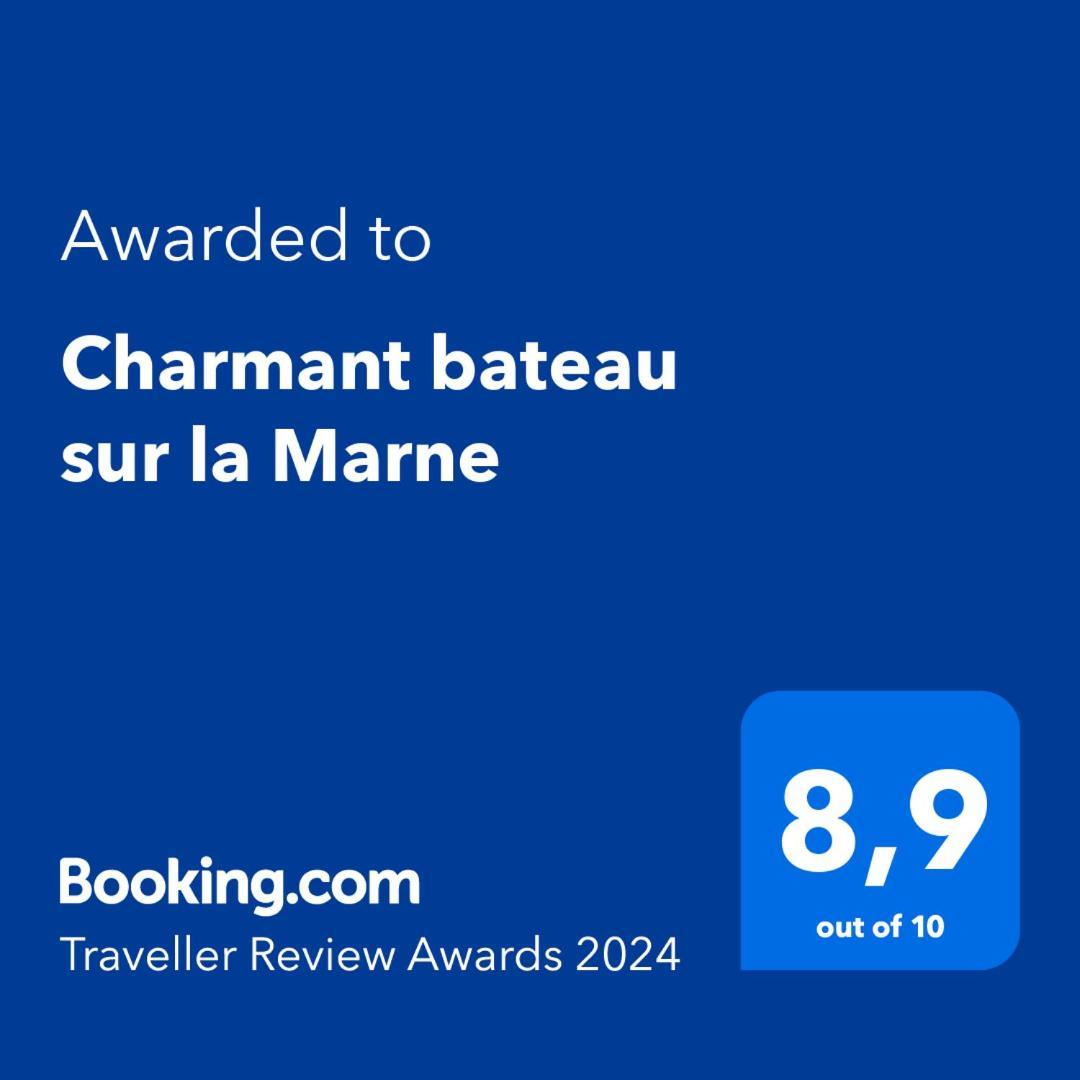 Charmant Bateau Sur La Marne La Ferté-sous-Jouarre Exterior photo